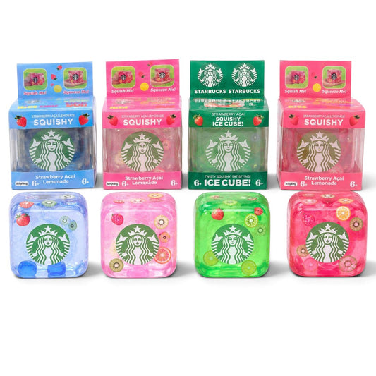 Starbucks Fruit Nice Cube Squishy Sensory Fidget Toy – 1 Pc, Random Color