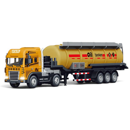 Joy Junction 1:24 Scale Oil Tanker Truck Toy with Light & Sound – 3+ Years