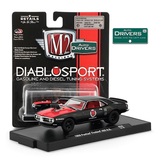 M2 Machines 1968 Pontiac Firebird 400 H.O. (Diablo Sport) 1:64 Diecast Model Car
