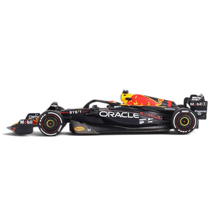 MINI GT 1:64 4-Car Die-Cast Set – Red Bull RB19 Verstappen, Abarth 595 LB-Works, Ford Puma Rally1 & Lancia Stratos HF