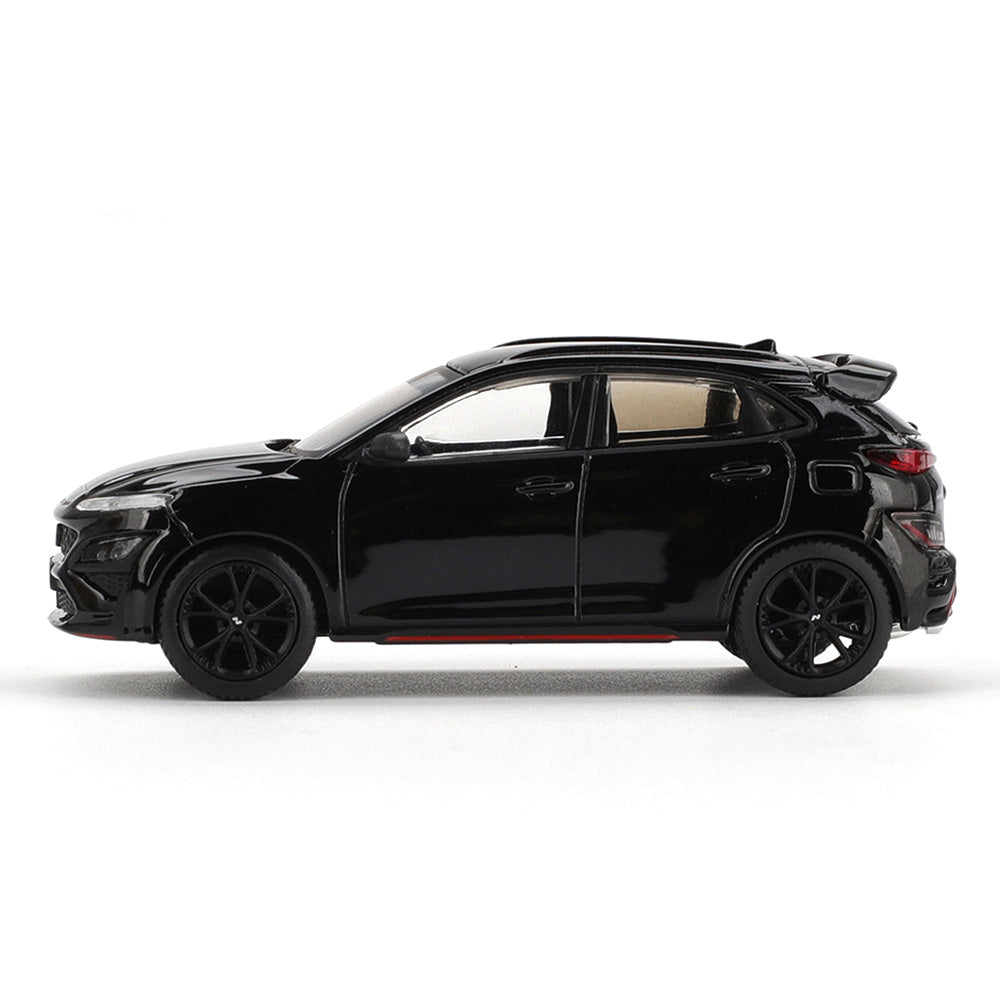 Mini GT 1:64 Hyundai KONA N Phantom Black Diecast Model Car