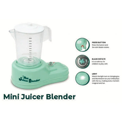 Pablo Honey Mini Juice Blender Household Play Set (Blue) - Jaiman Toys