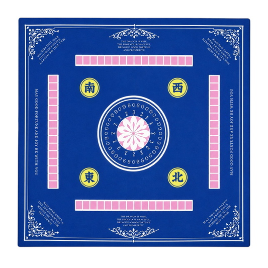 Premium Mahjong Playing Mat 80×80 cm | Foldable Soft Gaming Table Mat for American & Chinese Mahjong