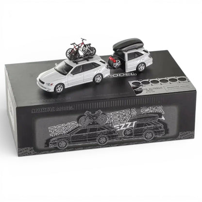 Mortal Model 1:64 Toyota Altezza Gita Diecast Car | Detailed Wagon Model with Accessories & Opening Parts