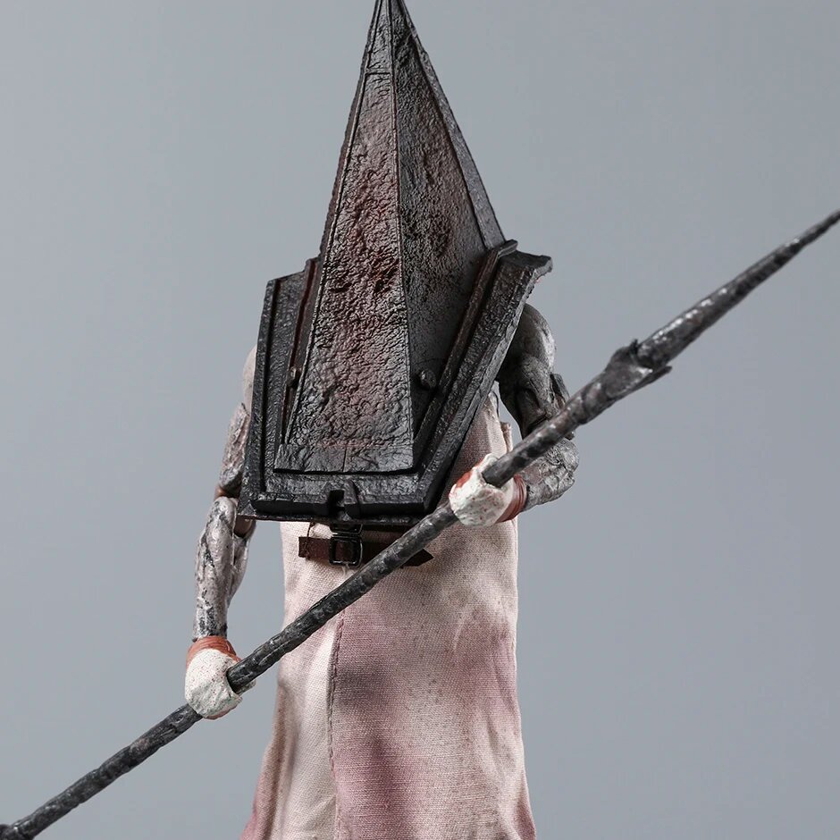 Silent Hill 2 Red Pyramid Thing (Pyramid Head) 1:12 Collectible Action Figure with Great Knife, Detailed Horror Character Model & Display Box for Gaming Fans and Adult Collectors