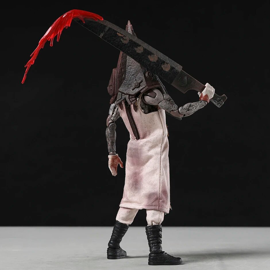 Silent Hill 2 Red Pyramid Thing (Pyramid Head) 1:12 Collectible Action Figure with Great Knife, Detailed Horror Character Model & Display Box for Gaming Fans and Adult Collectors