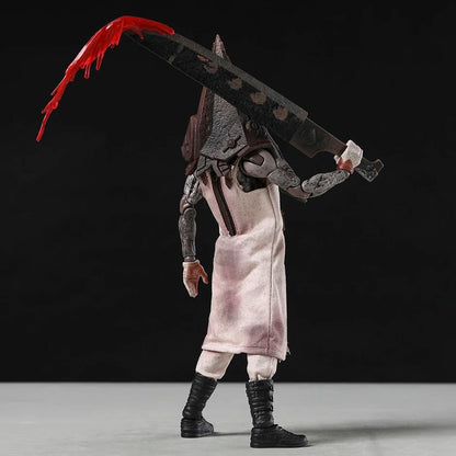 Silent Hill 2 Red Pyramid Thing (Pyramid Head) 1:12 Collectible Action Figure with Great Knife, Detailed Horror Character Model & Display Box for Gaming Fans and Adult Collectors