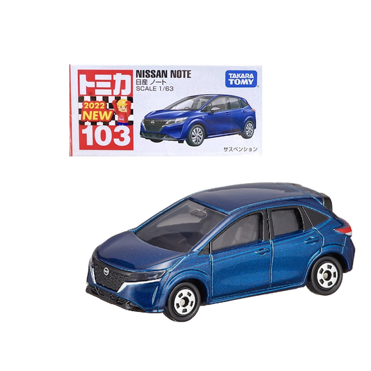 TOMICA No.103 NISSAN NOTE- TAKARA TOMY -Diecast Scale Model Car - 1/63