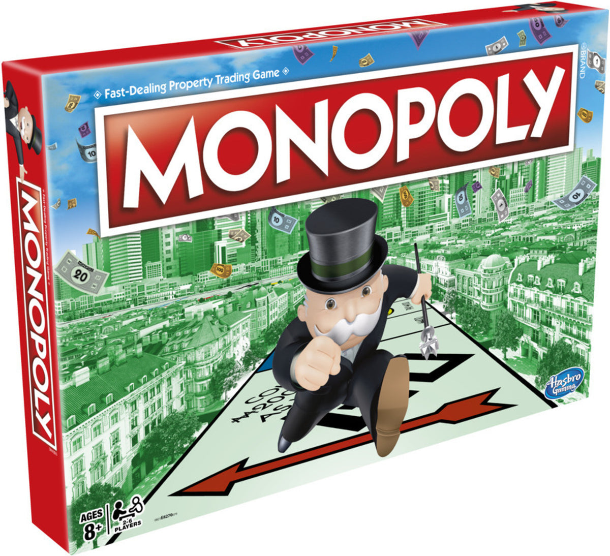 Hasbro Gaming Monopoly Classic Board Game – Ages 8+, 2–6 Players