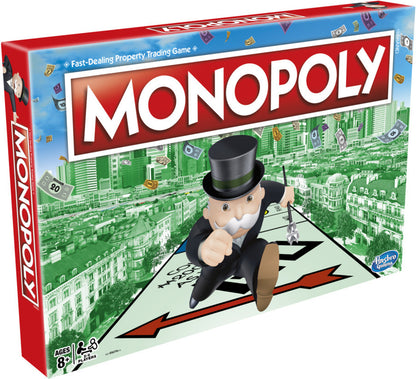 Hasbro Gaming Monopoly Classic Board Game – Ages 8+, 2–6 Players