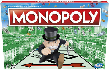Hasbro Gaming Monopoly Classic Board Game – Ages 8+, 2–6 Players