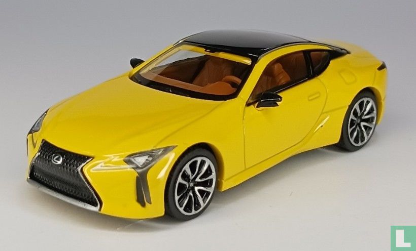 GCD 1:64 Lexus LC 500h Sport Yellow Die-Cast Model Car (LEX1208) Collectible