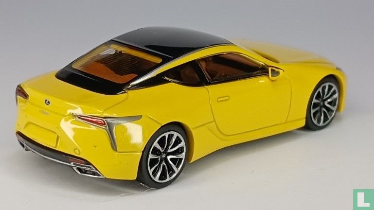 GCD 1:64 Lexus LC 500h Sport Yellow Die-Cast Model Car (LEX1208) Collectible