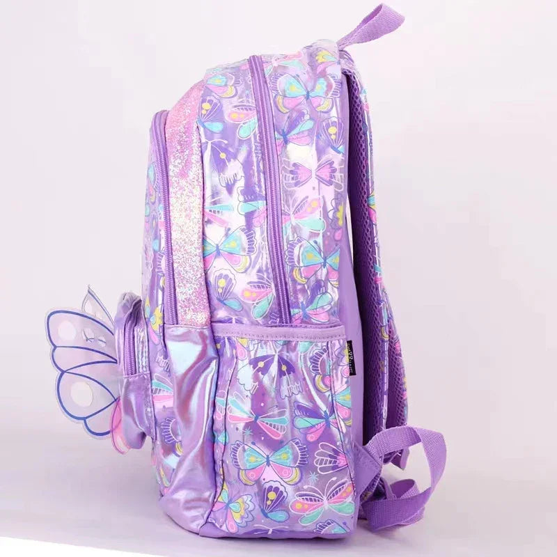 Smiggle School Bag Butterfly Colorful Stylish 16 Inch Backpack for Kids