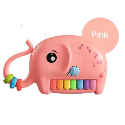 Nubo Elephant Piano Musical Keyboard for Kids – Light & Sound Interactive Animal Piano Toy | Early Learning Music Toy for Toddlers- 2 Variants