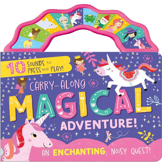 NORTH PARAD Magical Adventure Sound Book – Press & Play Fairy & Unicorn Sounds Interactive Board Book for Toddlers