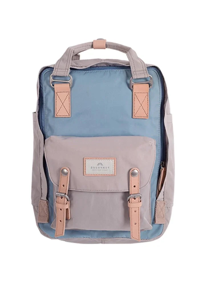 Doughnut Macaroon D0010-5809-F Backpack – Light Blue x Ivory | 16L Stylish Water-Resistant Bag - Jaiman Toys