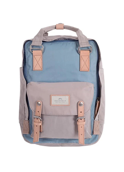 Doughnut Macaroon D0010-5809-F Backpack – Light Blue x Ivory | 16L Stylish Water-Resistant Bag - Jaiman Toys