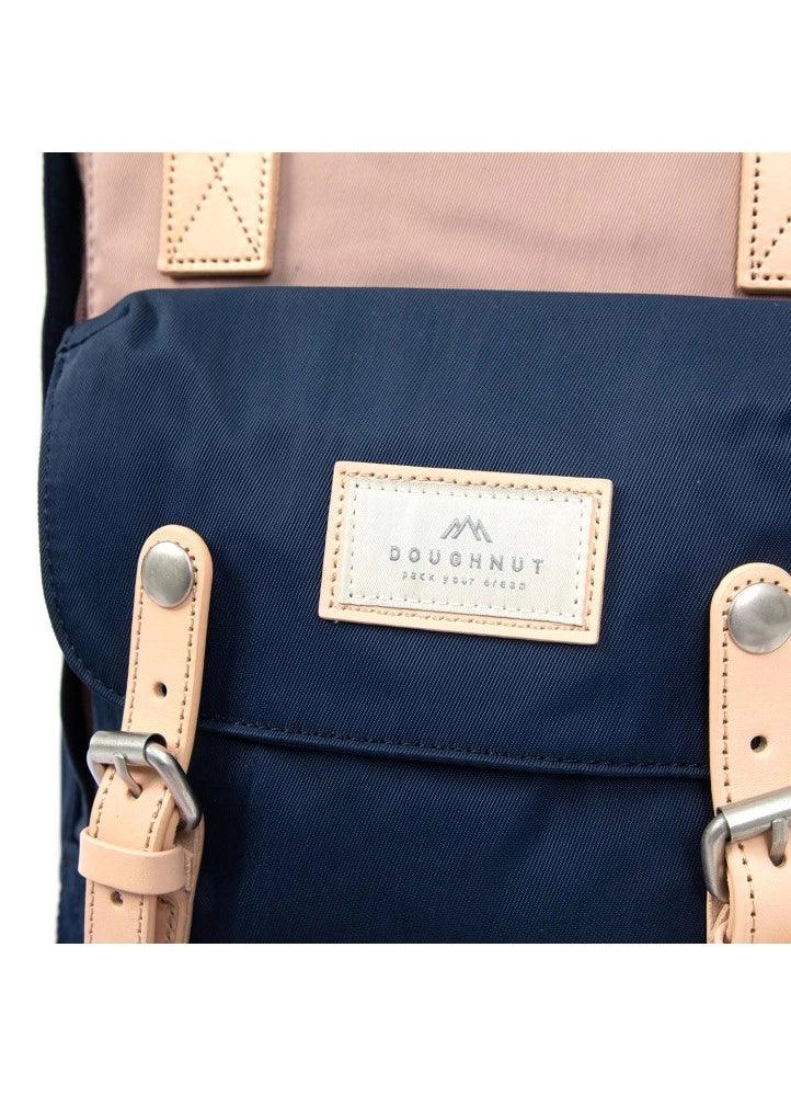 Doughnut Macaroon Backpack – Light Pink x Navy (D010-8969-F) | 16L Stylish Water-Resistant Bag - Jaiman Toys