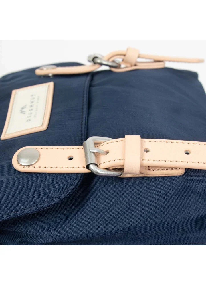 Doughnut Macaroon Backpack – Light Pink x Navy (D010-8969-F) | 16L Stylish Water-Resistant Bag - Jaiman Toys