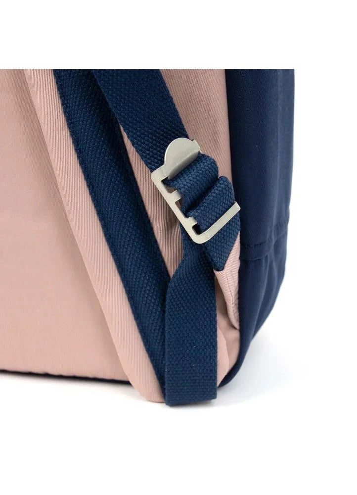 Doughnut Macaroon Backpack – Light Pink x Navy (D010-8969-F) | 16L Stylish Water-Resistant Bag - Jaiman Toys