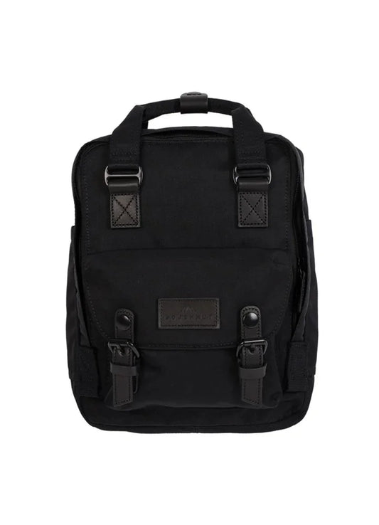 Doughnut Macaroon Mini Black Series Backpack – Black (D124B-0003-F) | 7L Compact Water-Resistant Bag - Jaiman Toys