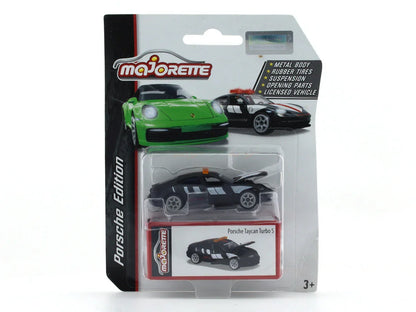 Majorette Porsche Edition Taycan Turbo S - 1:64 Scale (Black) - Jaiman Toys
