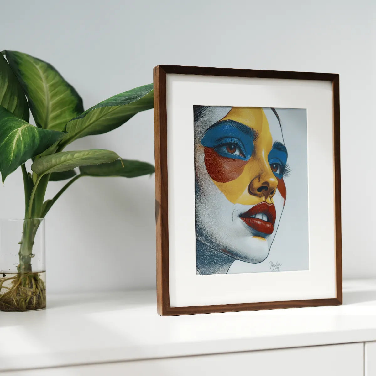 KoKonna 13.3″ AI E-Ink Art Frame | E Ink Spectra 6 Full-Color Display, 1200×1600 Resolution, Wireless AI Art & Photo Frame, Glare-Free Paper-Like Display, App & Voice Control, Long Battery Life