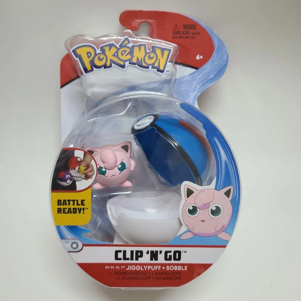 Pokemon - Clip 'N' Go - Jigglypuff + Great ball - Jaiman Toys