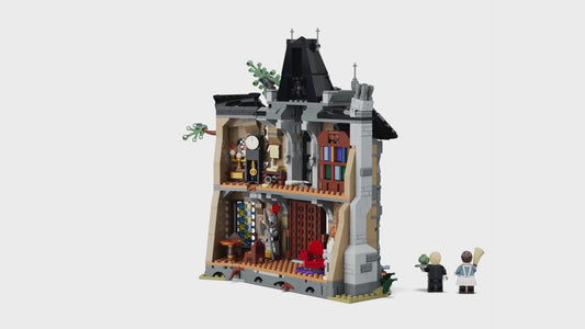 LEGO® Icons Mayor Manor 11383 – Eerie Mansion Decor | 1,420-Piece Model House Building Kit for Adults