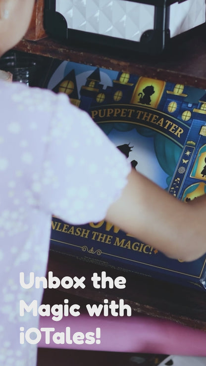 iO Tales Magical Shadow Puppetry Theater – 6 Fairy Tales, 30+ Puppets, Narration & Music (Ages 3–8)