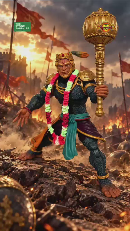 Legends of the Ramayan 1:12 Scale Sugriva Collector Action Figure with Gada, Tail & Interchangeable Hands