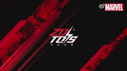 ZD Toys 1/10 Scale Marvel Iron Man MK44 1907-44 Hulkbuster Collectible Action Figure –With LED Light Function