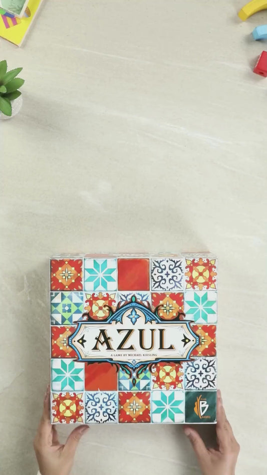 Azul Board Game – Classic Tile Placement Strategy Game for Family & Adults, Pattern Building Board Game with Colorful Mosaic Tiles, Fun Family Game for Kids Ages 8+, 2–4 Players, Indoor Game for Family Game Night