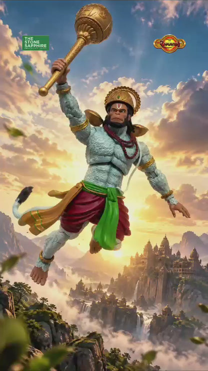 Legends of the Ramayan 1:12 Scale Hanuman Ji Collector Action Figure with Gada, Alternate Head & Interchangeable Hands
