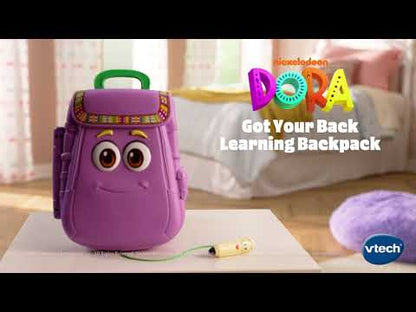VTech Dora Got Your Back Learning Backpack Bilingual Toy | Interactive English & Spanish Educational Backpack with Drawing Board, Stylus, Letters, Numbers & Learning Games
