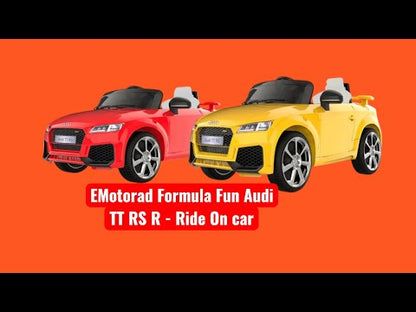 EMotorad Formula Fun AUDI TT RS Remote Control Toy Car – High-Speed Racing Model - Yellow