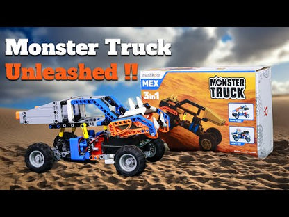 Avishkaar MEX 3-in-1 Monster Truck | Build, Code & Drive STEM Kit Ages 10-14