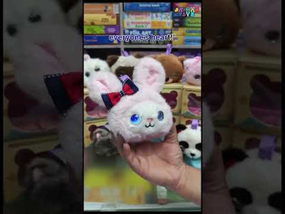 AI Dazi Interactive AI Plush Cute Pink Teddy | Smart AI Table Companion | More Than a Toy – Your AI Plush Pal with LED Display Eyes | Intelligent Talking Plush Toy for Kids