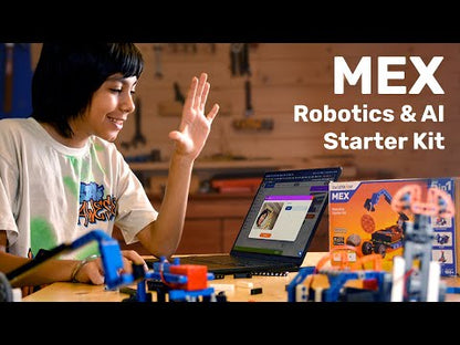 MEX 5-in-1 Robotics Starter Kit for Kids | DIY STEM Educational Toy with App Control (Ages 8–12)