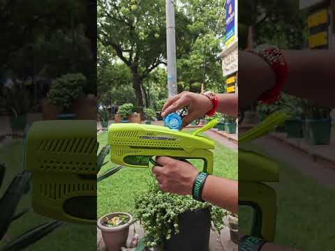 Breatoi Bubble Gun , Rechargeable Double Outlet Bubble Gun with Colourful Lights – Turquoise Blue Bubble Blaster for Kids 3+ Years