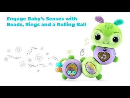 VTech Twist & Explore Caterpillar, Green | Interactive Musical Sensory Learning Toy for Babies 3+ Months