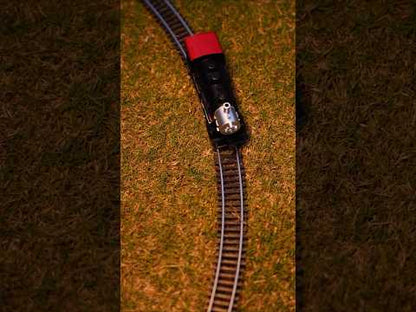 HANFIY 66200 HO Scale Railway Model Train Set No.66200 – Pennsylvania 0-4-0 Steam Locomotive with Metal Tracks (187 x 98 cm Layout)