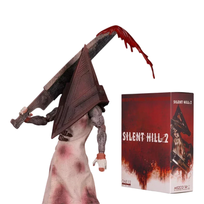 Silent Hill 2 Red Pyramid Thing (Pyramid Head) Action Figure – Highly Detailed Horror Game Collectible | Poseable Display Figure with Accessories