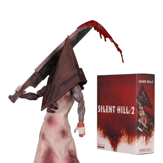Silent Hill 2 Red Pyramid Thing (Pyramid Head) Action Figure – Highly Detailed Horror Game Collectible | Poseable Display Figure with Accessories