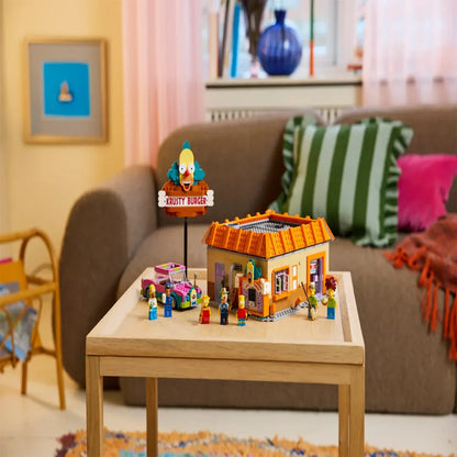 LEGO 10352 Icons The Simpsons: Krusty Burger  1,635Piece Adult Display Set