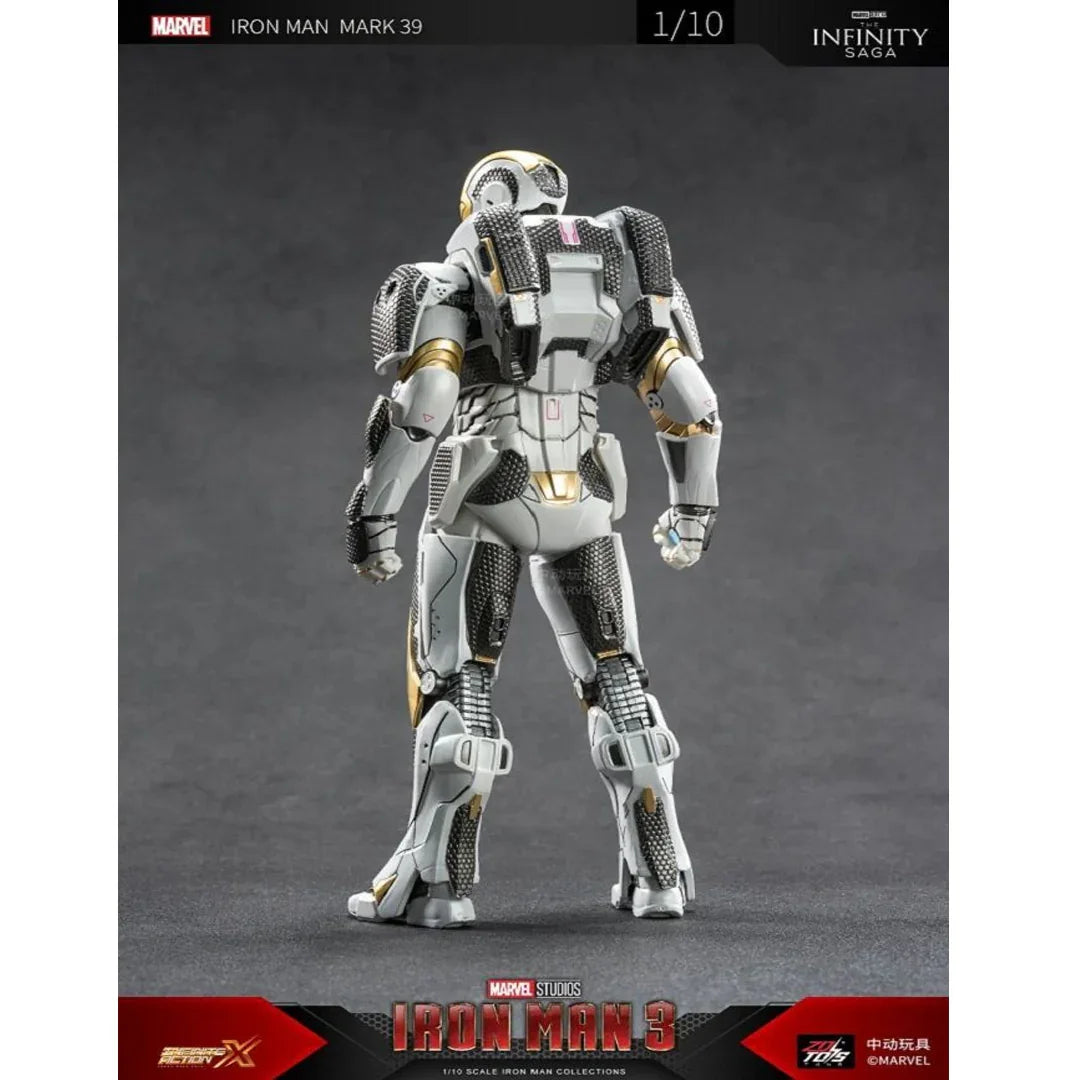 ZD Toys 1/10 Iron Man Mark XXXIX (Mark 39 Gemini) Action Figure – Marvel Studios Collectible - Jaiman Toys