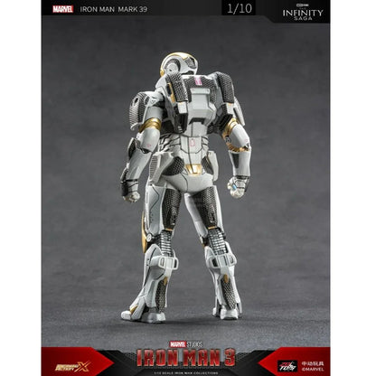 ZD Toys 1/10 Iron Man Mark XXXIX (Mark 39 Gemini) Action Figure – Marvel Studios Collectible - Jaiman Toys