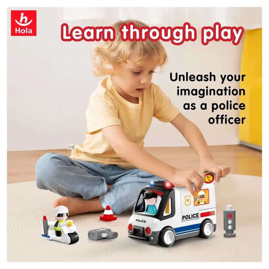 Hola Early Learning Police Car – Interactive Educational Toy for Toddlers - Jaiman Toys