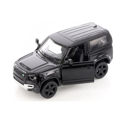 KiNSMART KT5428W Land Rover Defender 90 – 1:36 Scale Die-Cast Model Toy Car - Black - Jaiman Toys